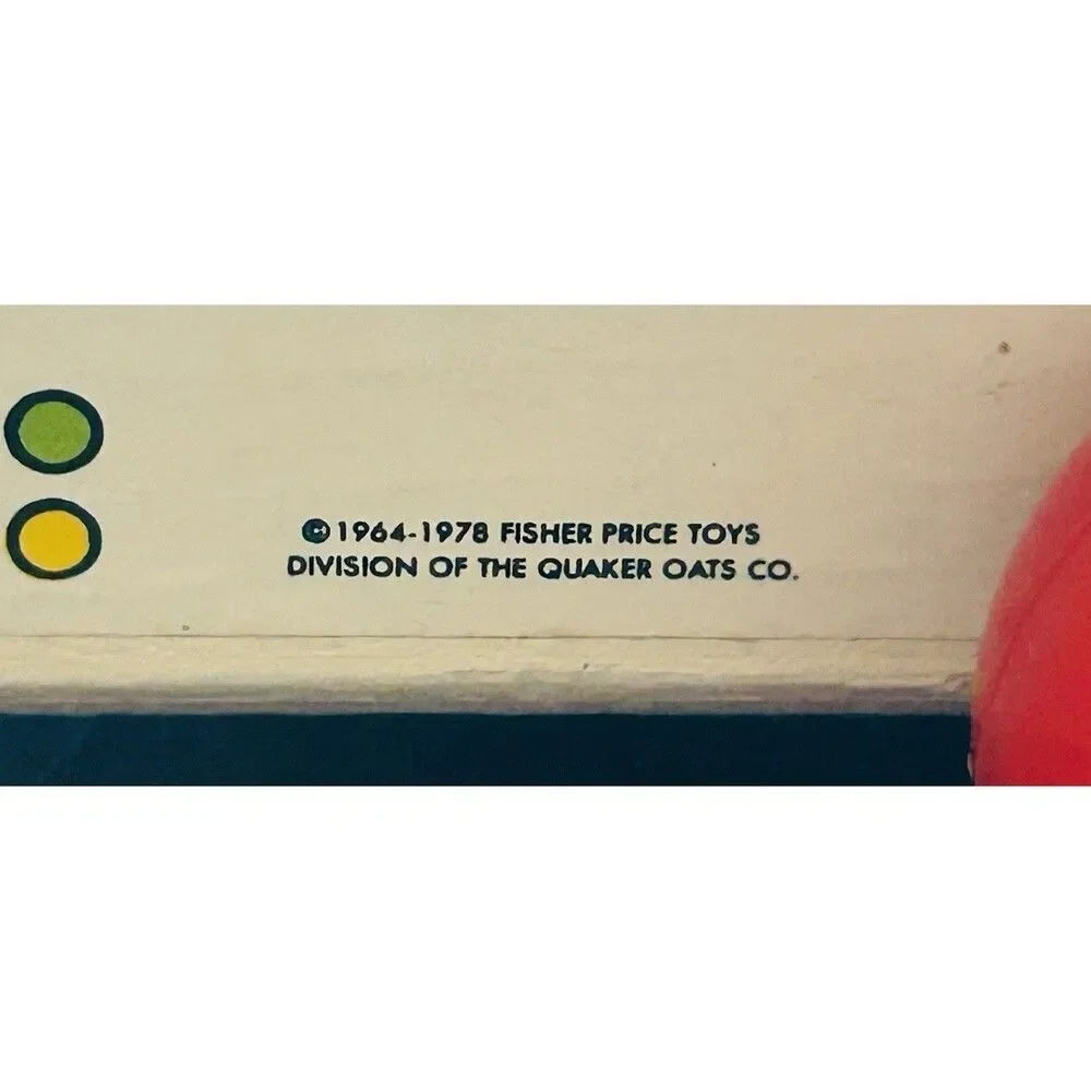 Vintage 1964-1978  Fisher-Price Pull-A-Tune #870 Xylophone Pull Toy‎
